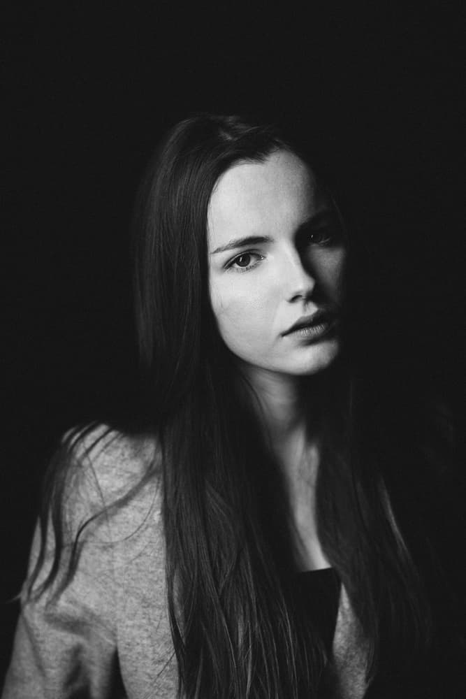 Mysterious Young Woman by Artem Vasilenko — canvas wall art