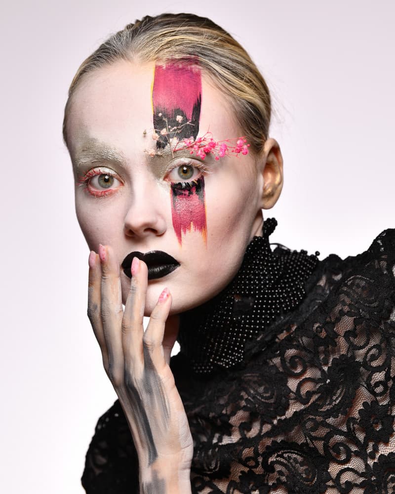 Dramatic Artistic Portrait by Yoram GIL — canvas wall art
