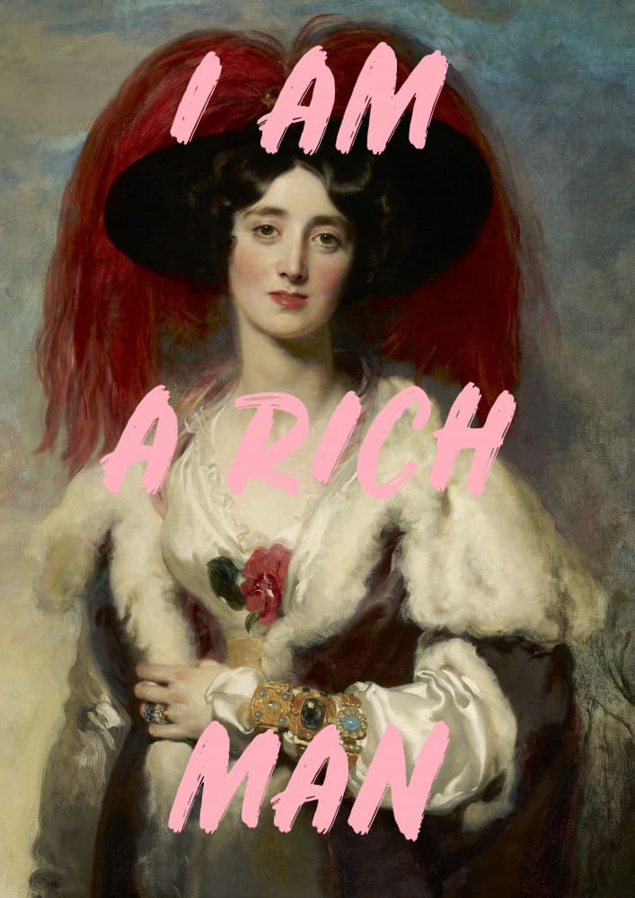 I Am A Rich Man by Talitha McQueen — canvas wall art