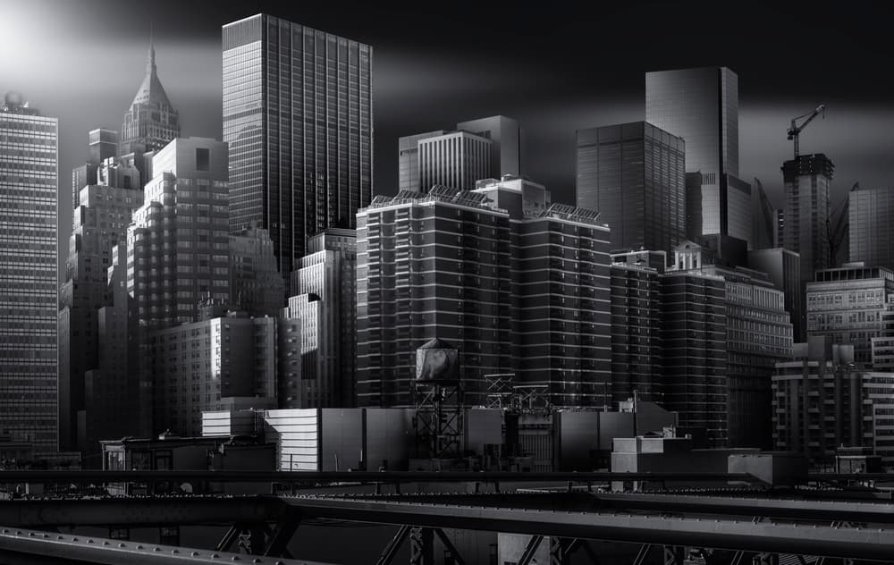 Dramatic Cityscape by Jorge Ruiz Dueso — canvas wall art