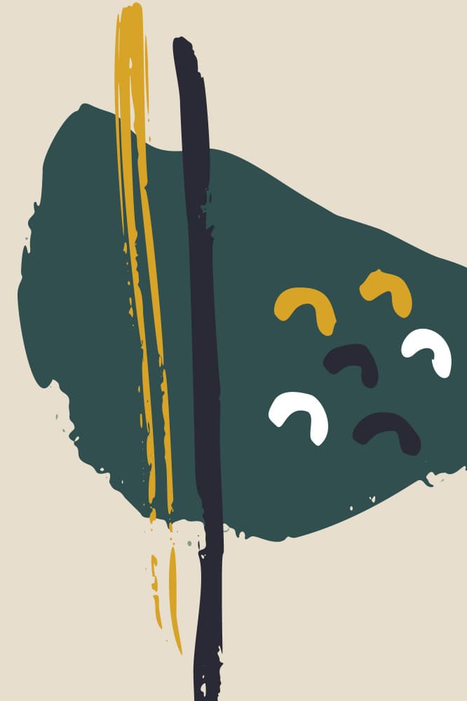 Modern Organic Strokes by Anna Rose — canvas wall art