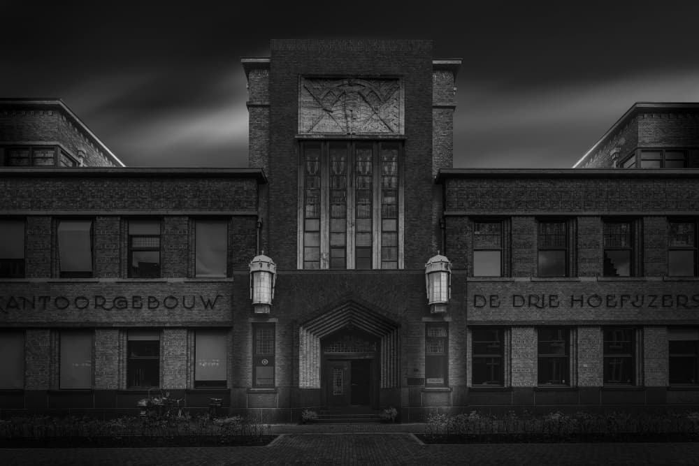 Art Deco Office Building by Greetje van Son — canvas wall art