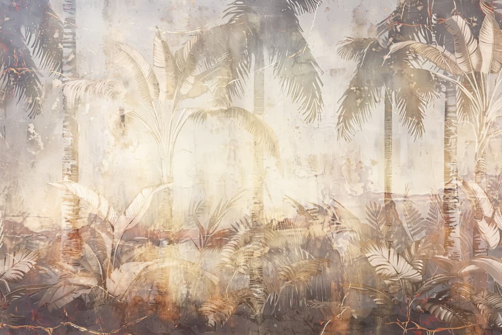 Faded Tropical Jungle by Rafal Kulik — canvas wall art
