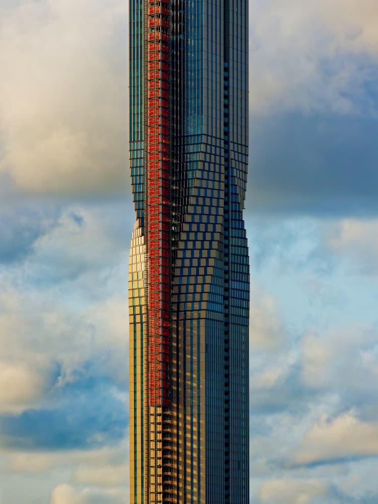 Modern Architectural Twist by Marius Surleac — canvas wall art
