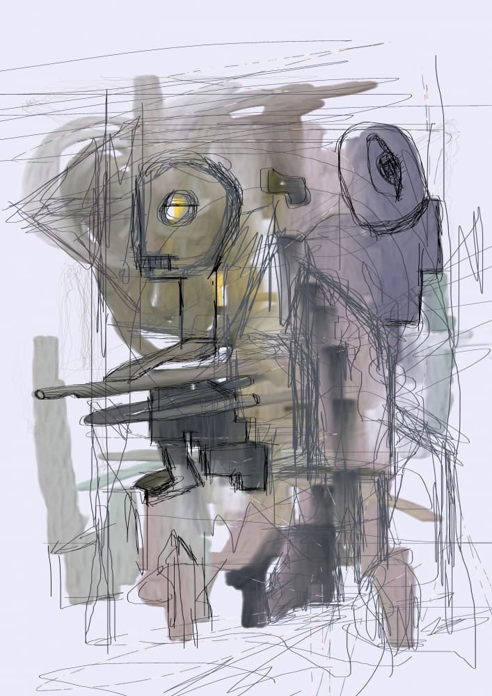 Enigmatic Abstract Robots