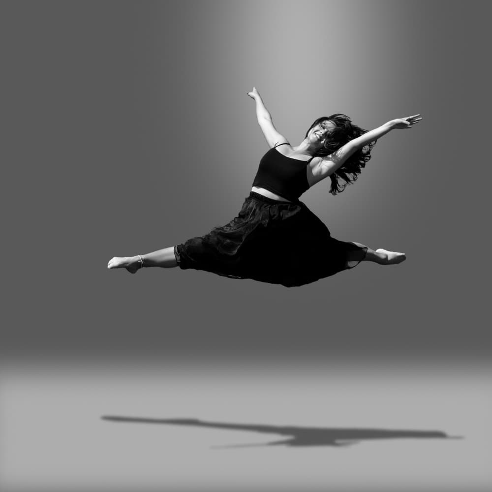 Joyful Dance Leap by Bill Wang — canvas wall art