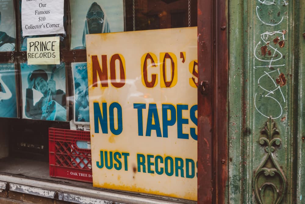 Just Records by Bethany Young — canvas wall art