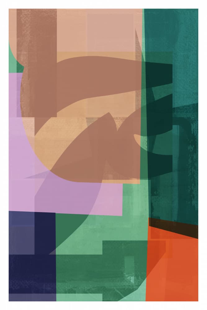 Modern Organic Forms by cartissi — canvas wall art