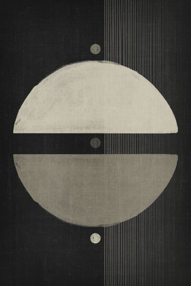 Abstract Circle Balance by Ema Paraschiv — canvas wall art