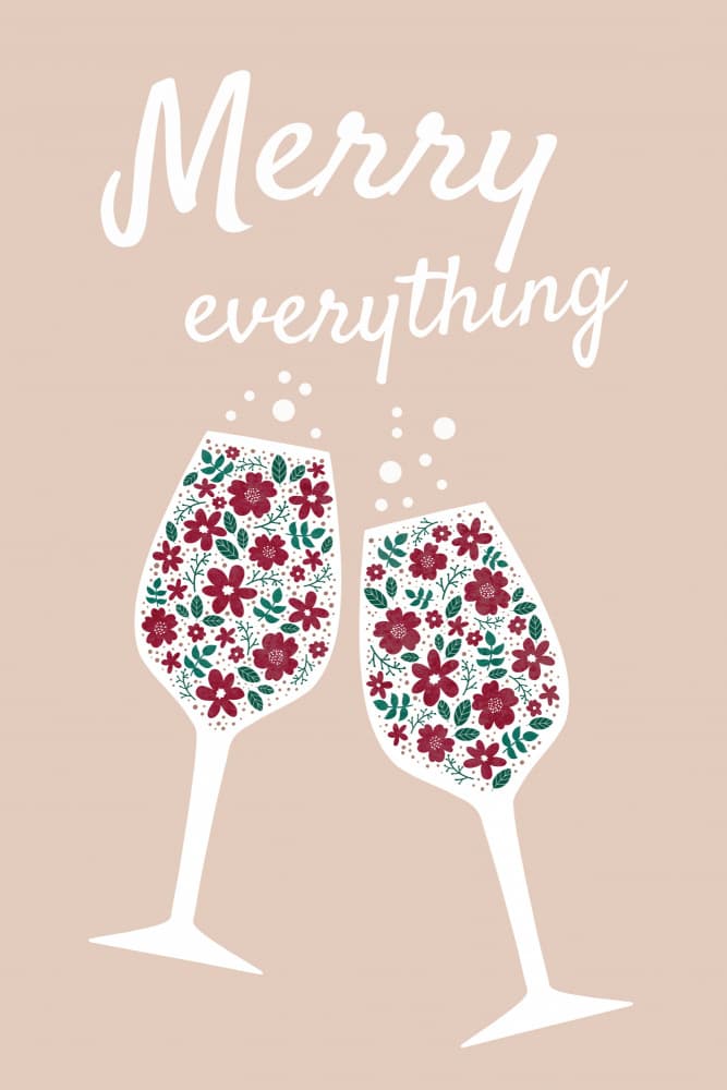 Merry Everything by EMELIEmaria — canvas wall art