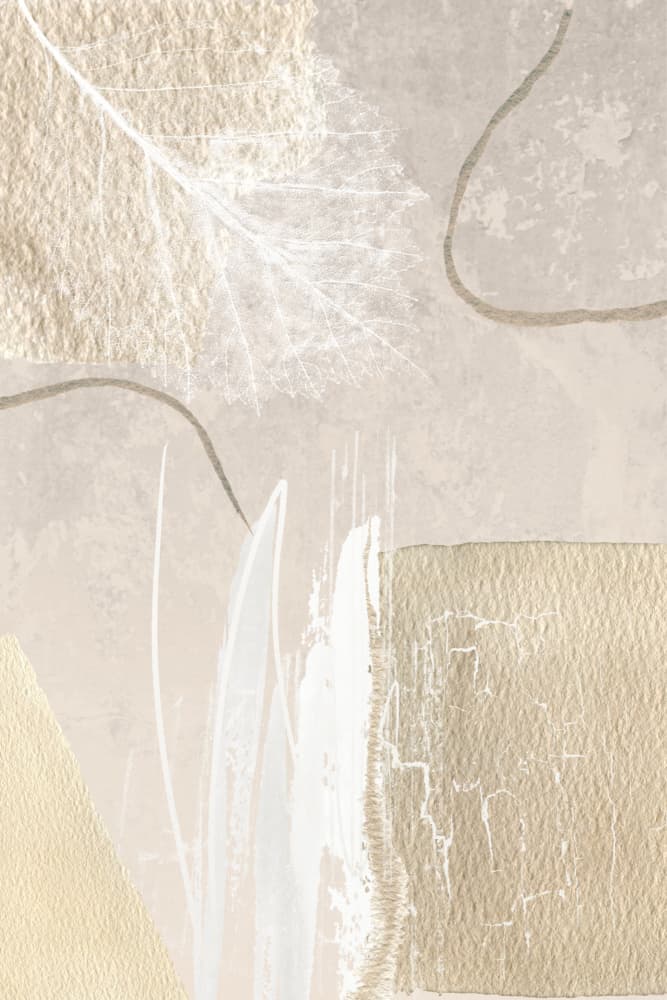 Soft Neutral Abstract by Sally Ann Moss — canvas wall art