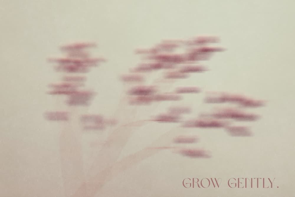 Grow Gently Botanical by Treechild — canvas wall art