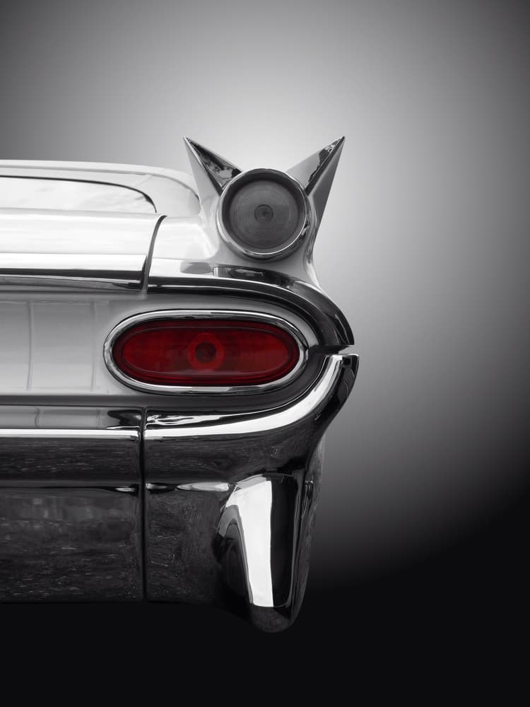 Classic Car Tailfin by Beate Gube — canvas wall art