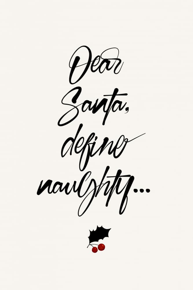 Dear Santa by Kubistika — canvas wall art
