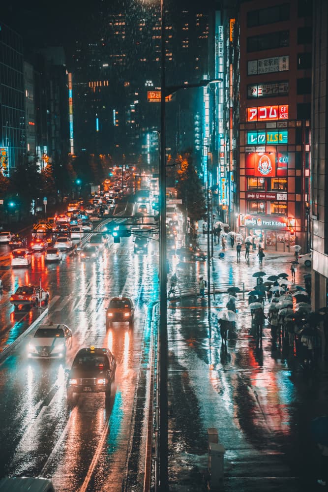Vibrant Tokyo Streets by Murakyami Daichi — canvas wall art