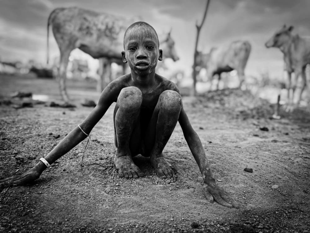 African Boy Portrait by Svetlin Yosifov — canvas wall art