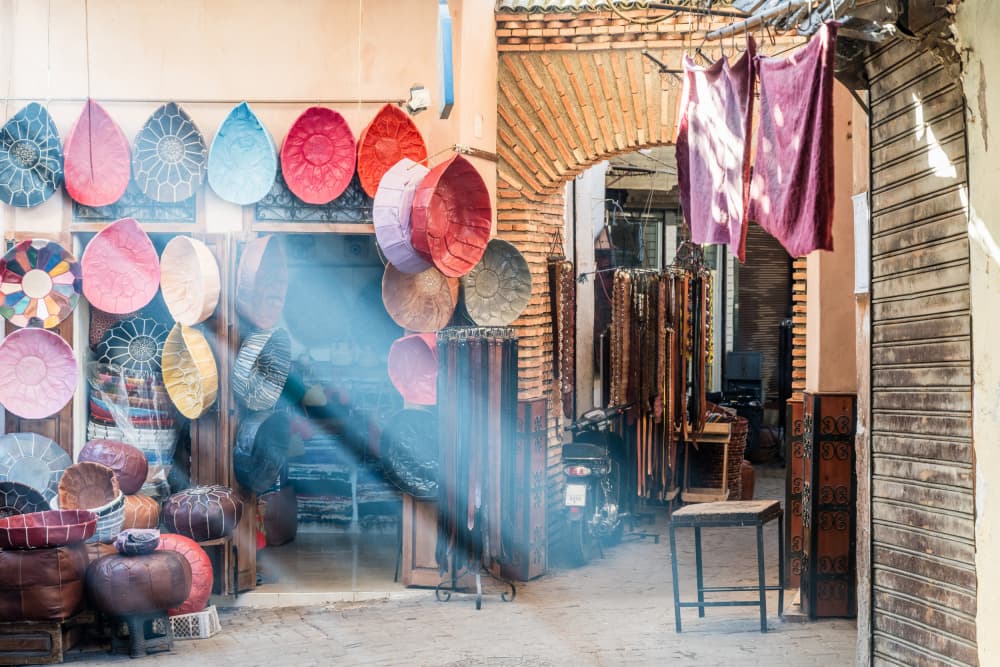 Moroccan Market Sunlight by Photolovers — canvas wall art