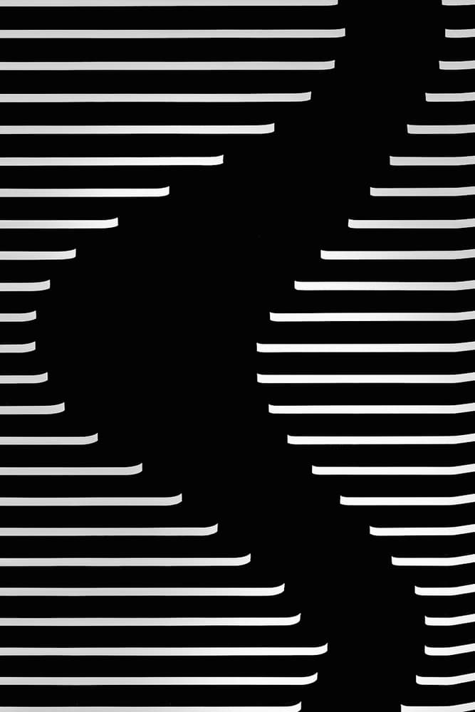 Optical Stripe Illusion by Mei Xu — canvas wall art
