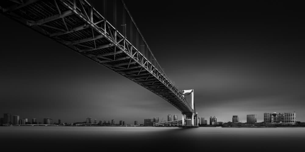 Tokyo Bridge Night by Yoshihiko Wada — canvas wall art