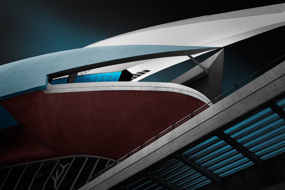 Modern Architectural Curves by Marc Huybrighs — canvas wall art