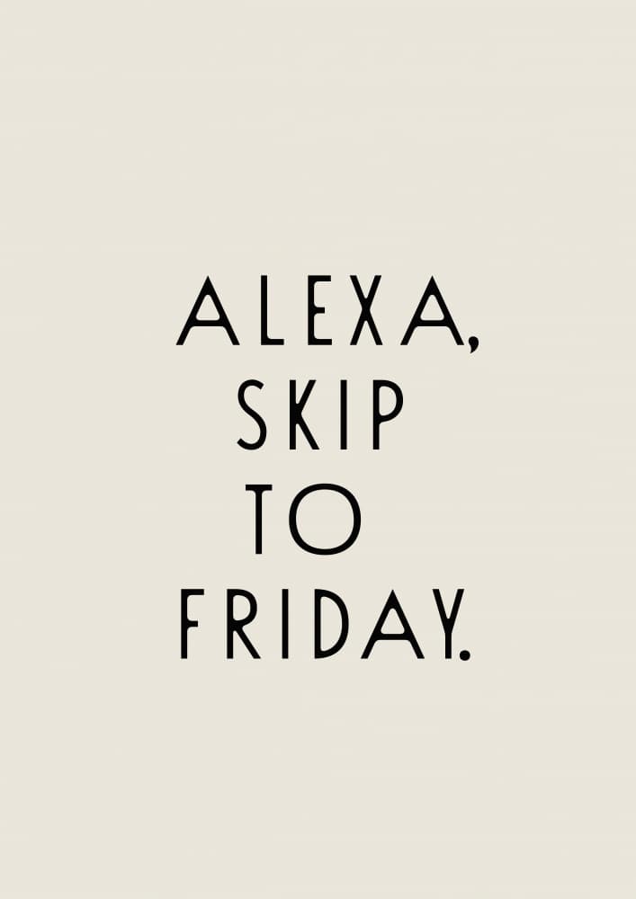 Alexaskiptofriday by Treechild — canvas wall art