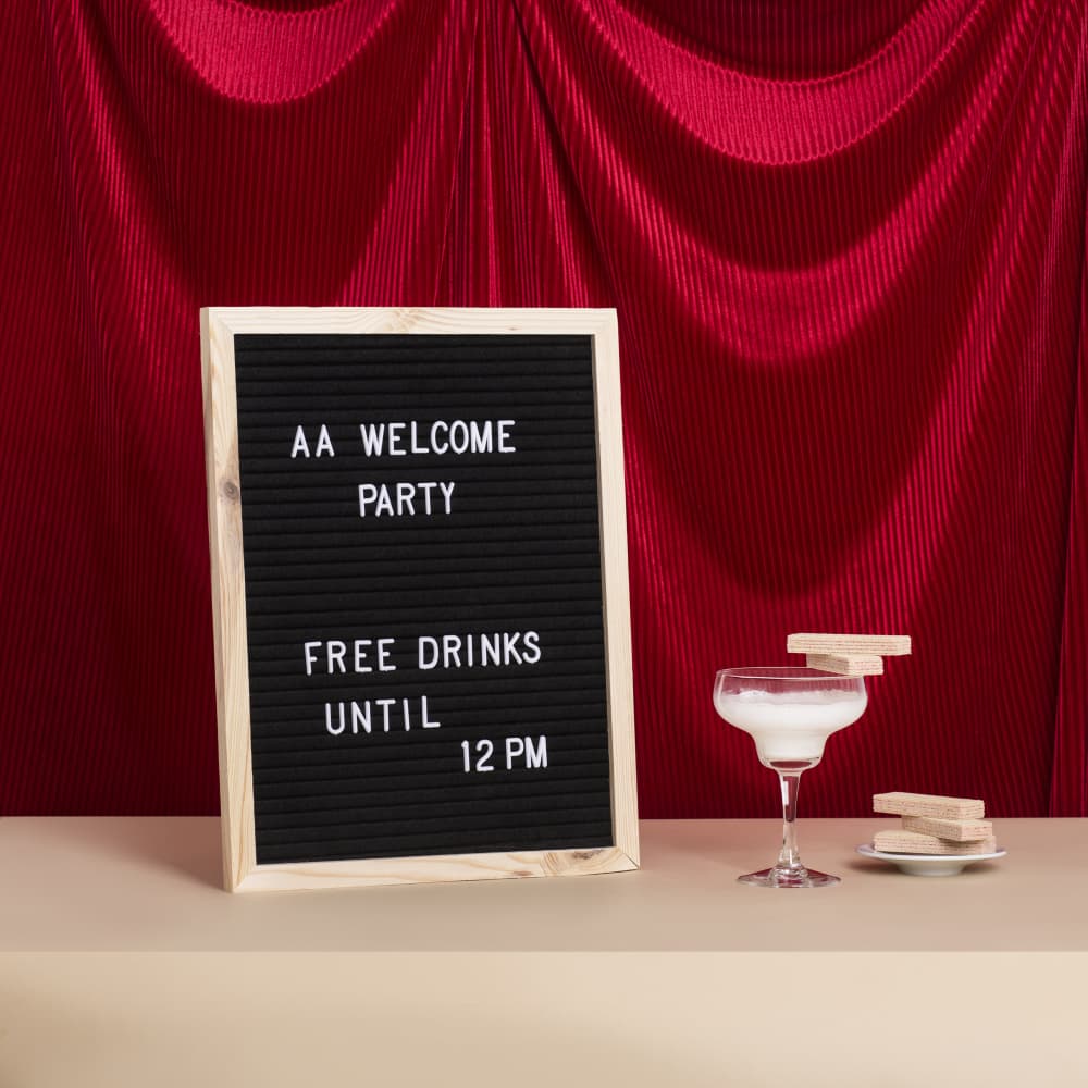 Ironic Welcome Party by Julia Ramiro — canvas wall art