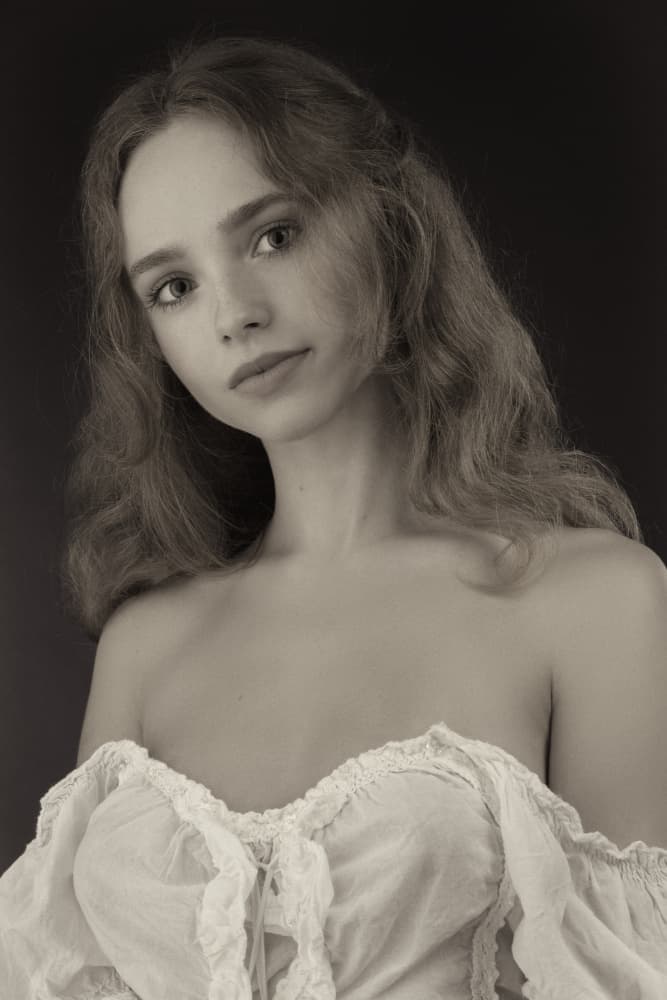 Serene Young Woman by Jan Slotboom — canvas wall art