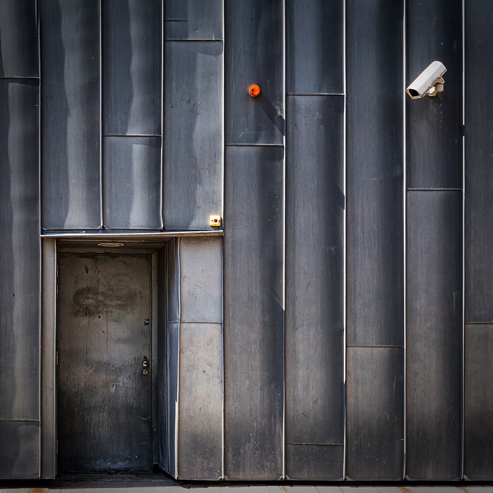 Industrial Metal Facade by Eric Mattheyses — canvas wall art