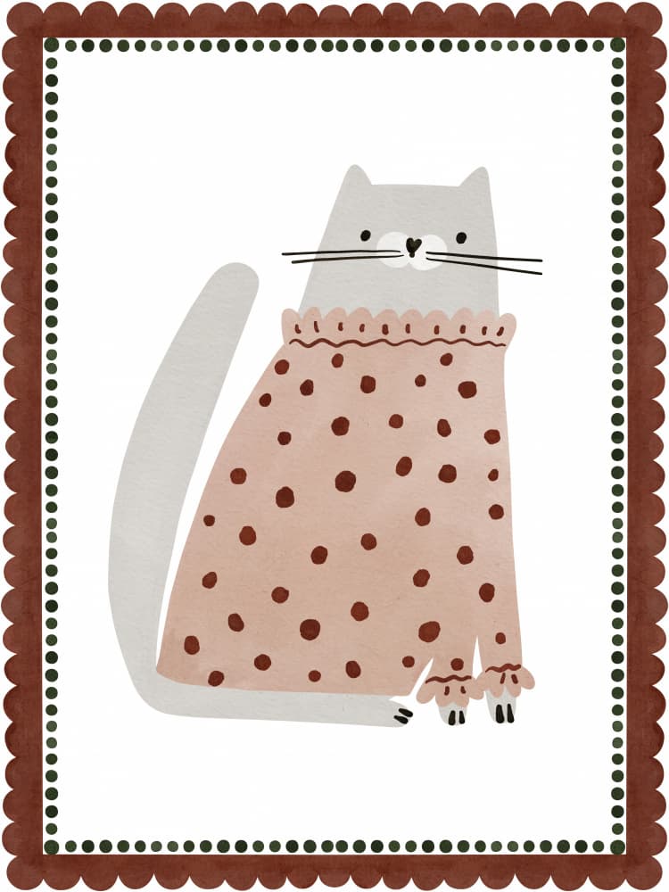 Polka Dot Feline