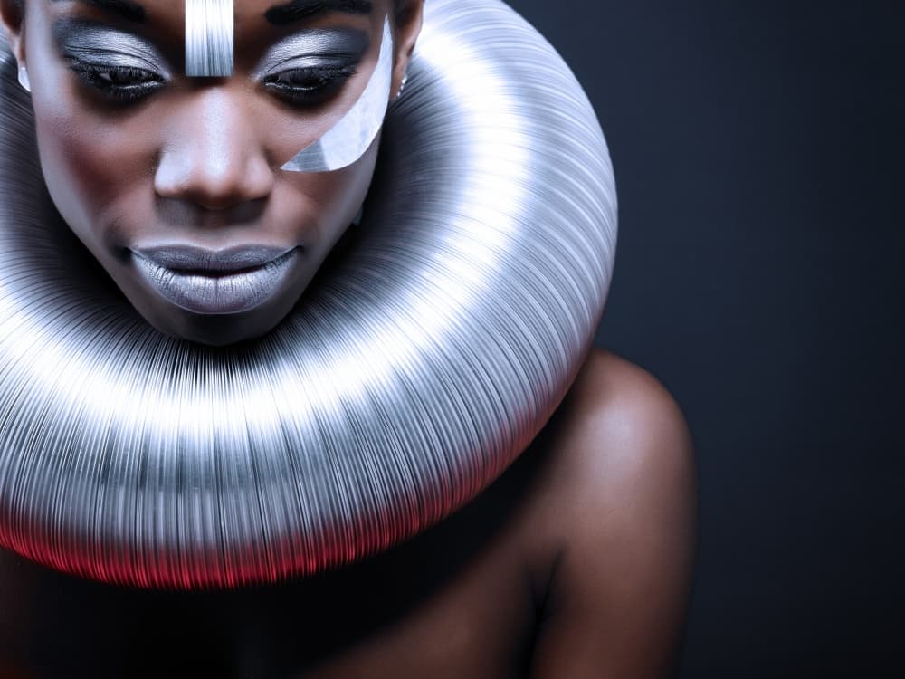 Silver Future Fashion by Simone Conti — canvas wall art