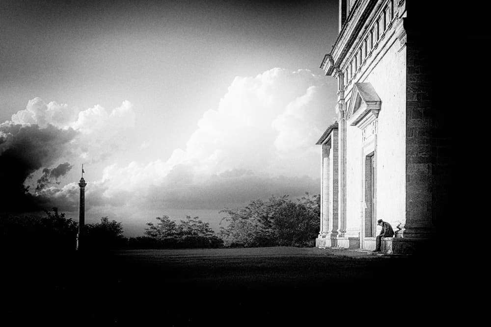 Dramatic Sky Solitary Moment by Roberto Parola — canvas wall art