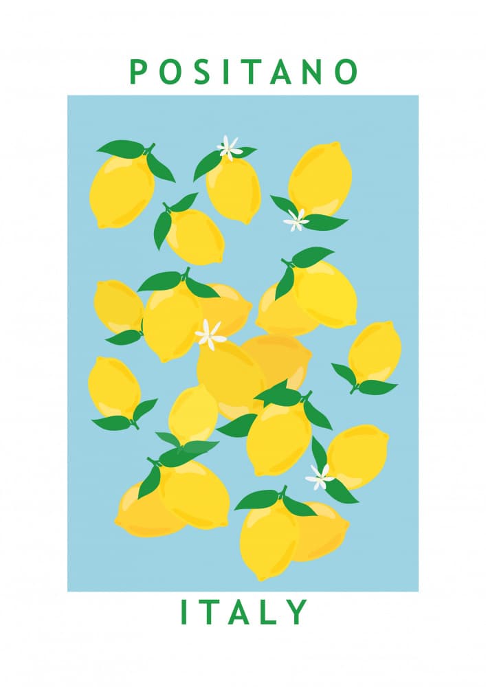 Lemons Flower Market by Petra Lizde — canvas wall art