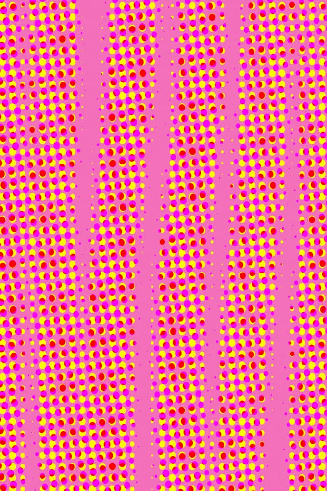 Vibrant Dotscape by Treechild — canvas wall art