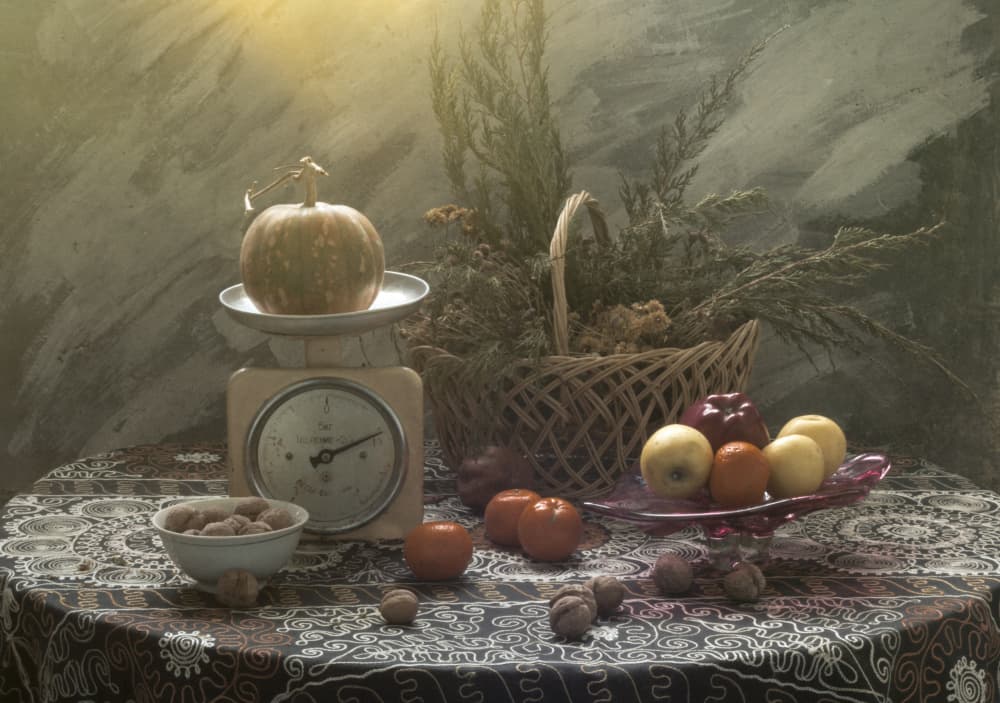 Warm Autumn Harvest by UstinaGreen — canvas wall art