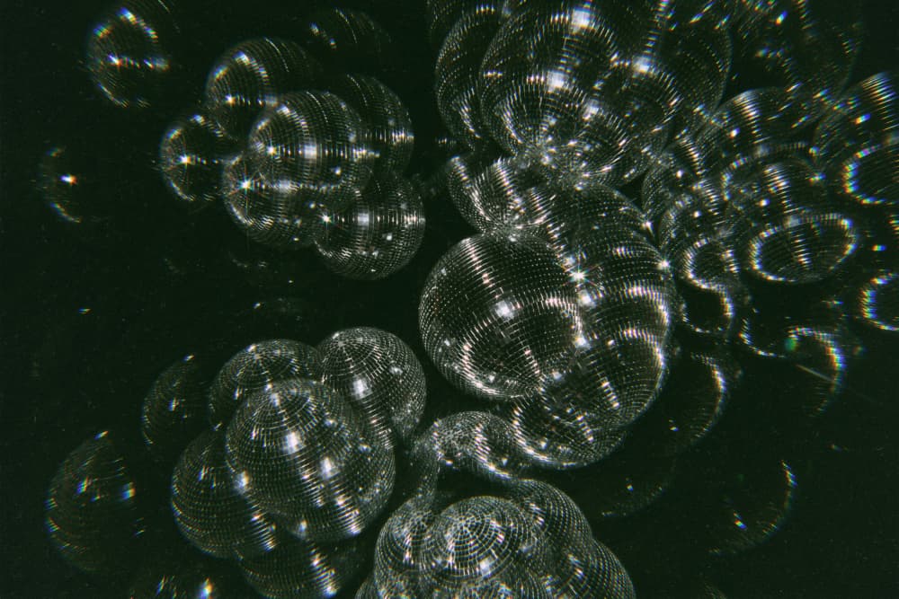 Sparkling Disco Balls by Samantha Hearn — canvas wall art