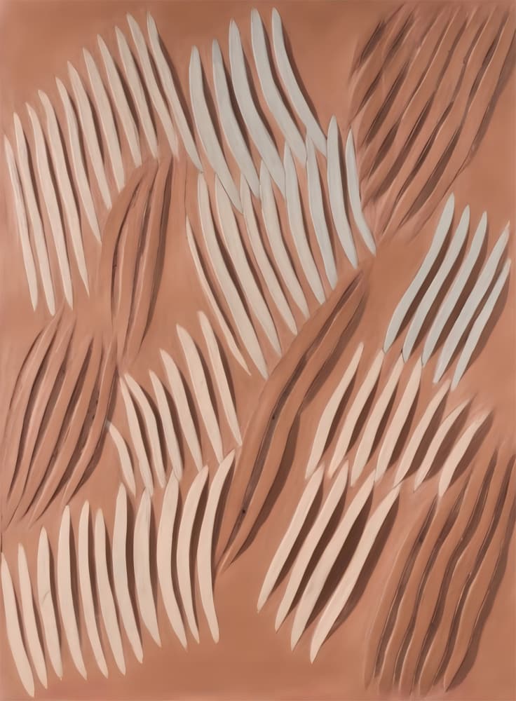 Earthy Organic Shapes by Alma — canvas wall art