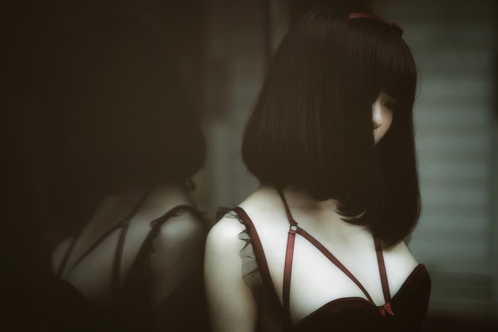 Pensive Dark Elegance by Nobu Ishijima — canvas wall art