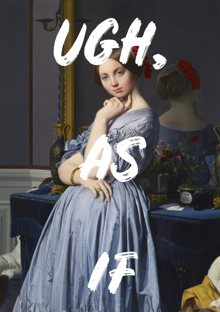 Sassy Woman Portrait by Talitha McQueen — canvas wall art