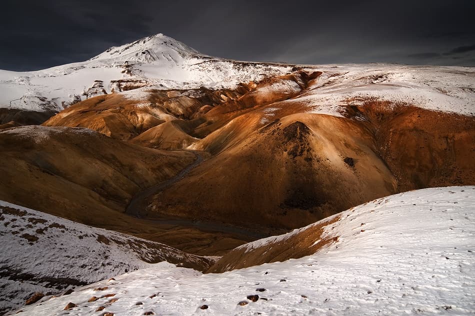 Dramatic Winter Landscape by Raymond Hoffmann — canvas wall art