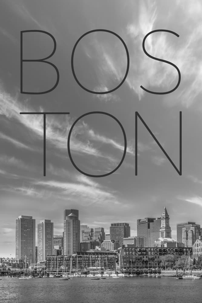 Classic Boston Harbor View by Melanie Viola — canvas wall art