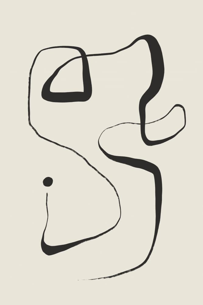 Flowing Contours by Treechild — canvas wall art