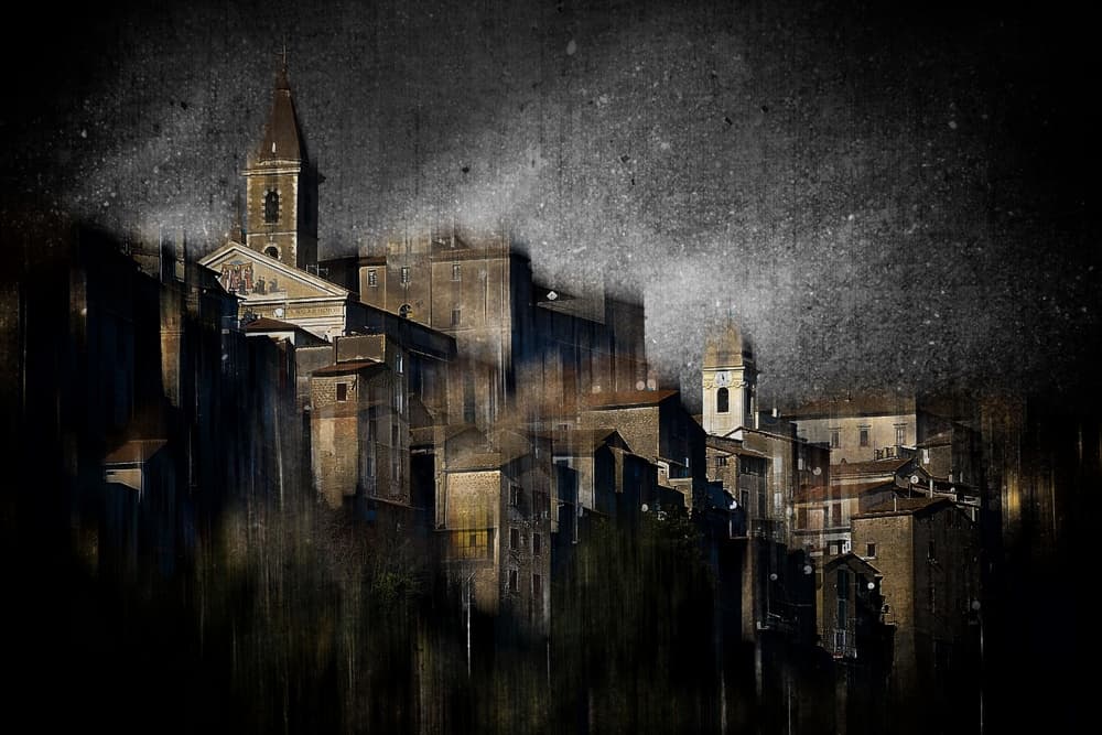 Historic Hill Town by Raffaele Corte — canvas wall art