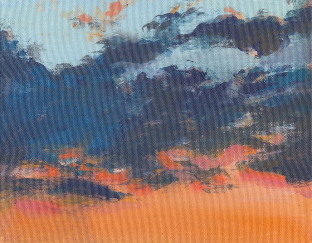 Dramatic Sunset Sky by Christine Lindstrom — canvas wall art