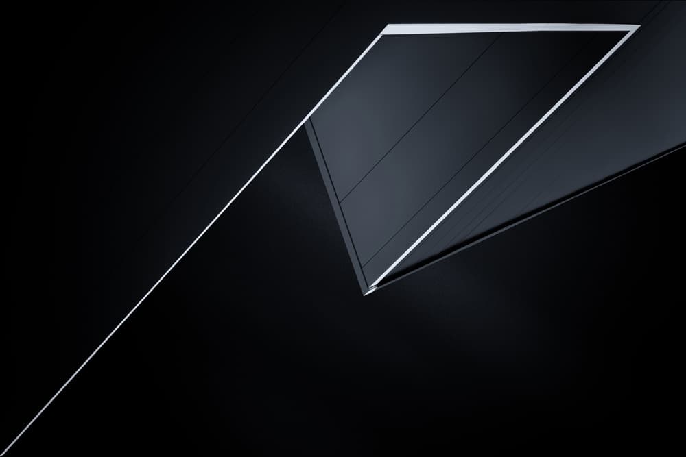 Geometric Light Lines by Jeroen van de Wiel — canvas wall art