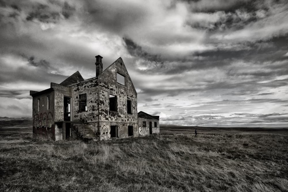Desolate Abandoned House by Þorsteinn H. Ingibergsson — canvas wall art