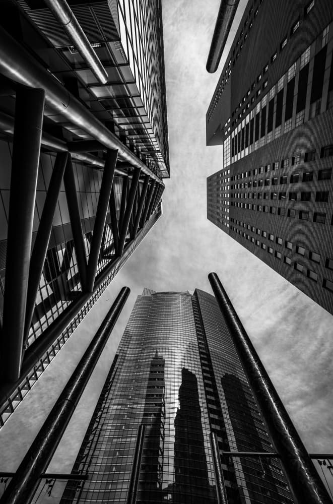 Dramatic City Architecture by Atsushi Inamura — canvas wall art