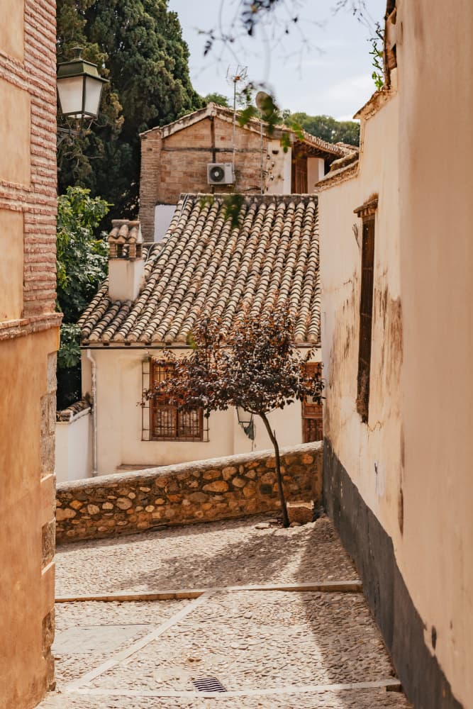 Charming European Alley by Aimee Giles — canvas wall art