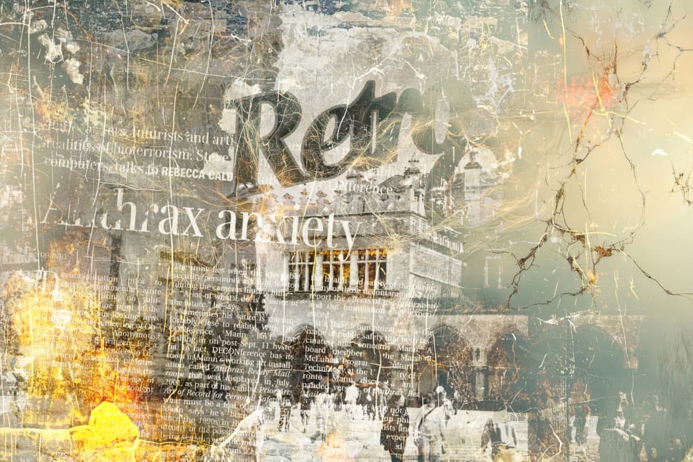 Collage Abstraction Art Vintage 80 by Rafal Kulik — canvas wall art