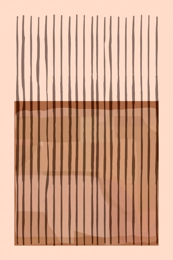 Earthy Minimal Lines by cartissi — canvas wall art