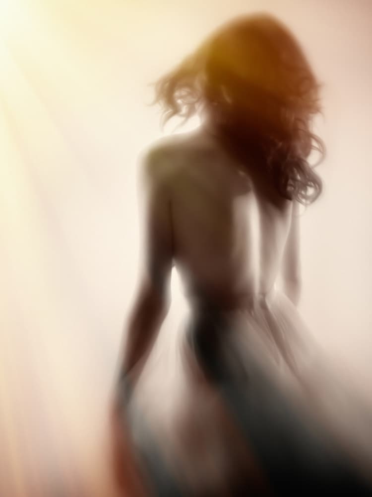 Graceful Woman In Flow by Mel Brackstone — canvas wall art